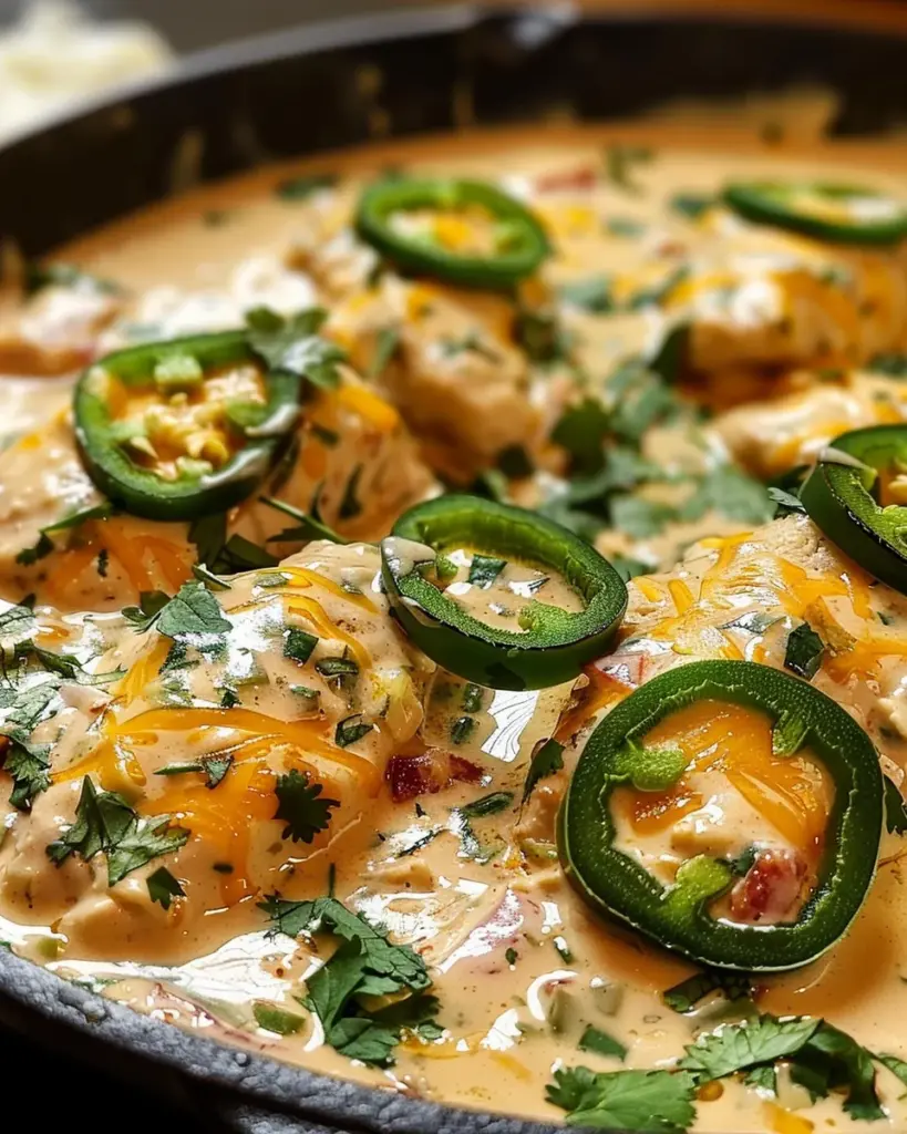 Creamy Jalapeño Chicken Skillet Recipe