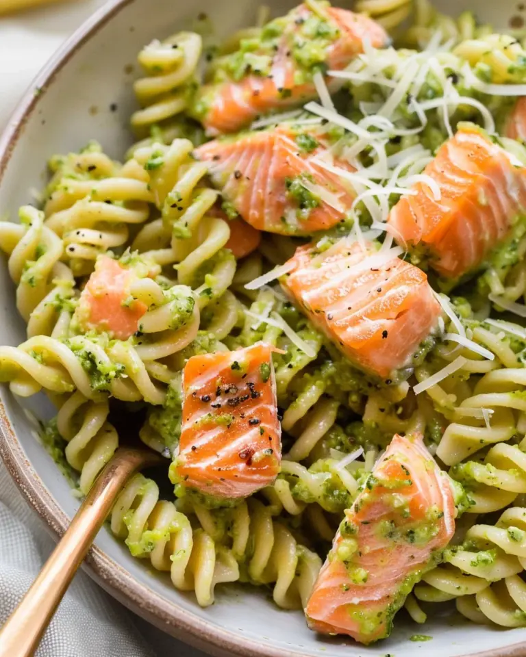 Salmon Pesto Pasta