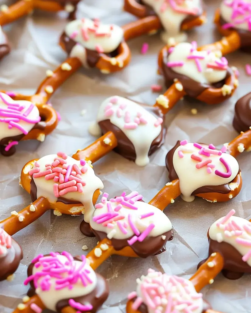 Easy DIY Valentine’s Day Pretzel Treats