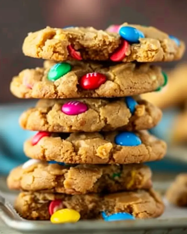 Soft Batch Peanut Butter M&M Cookies