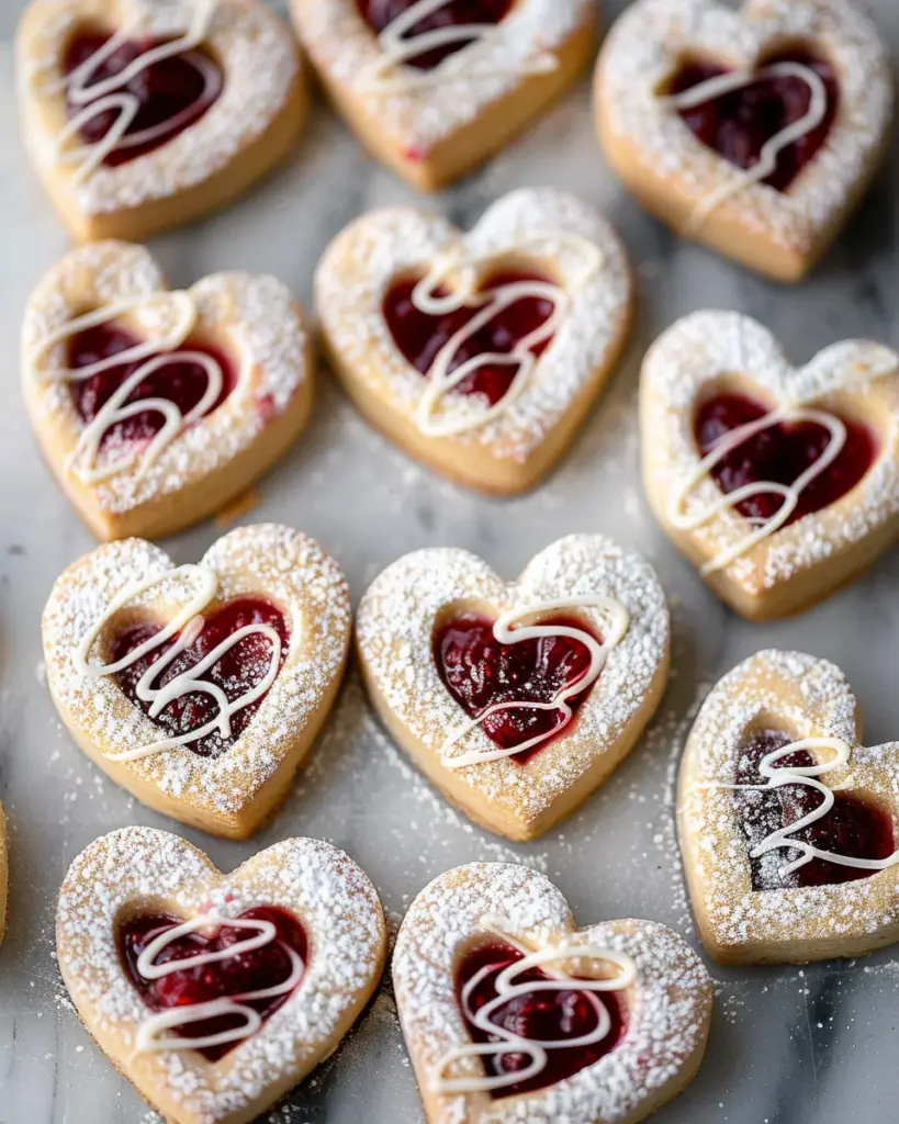 Raspberry and White Chocolate Shortbread Cookies