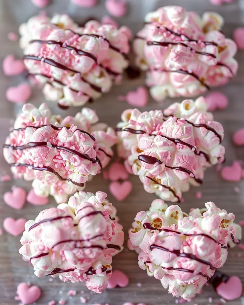 Marshmallow Popcorn Hearts