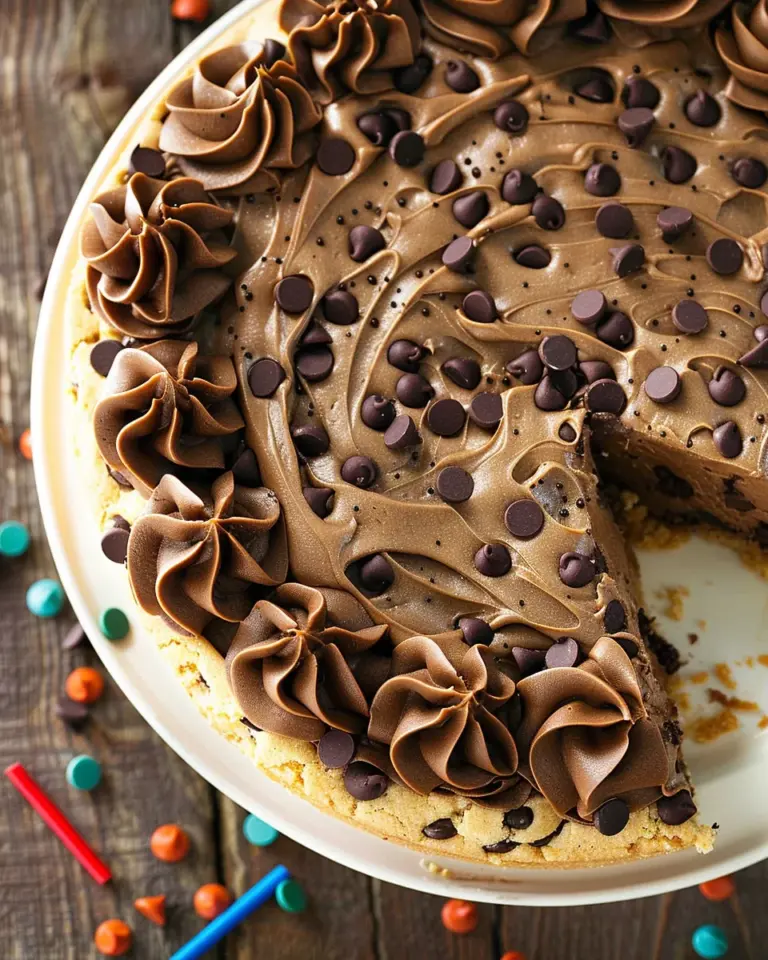 Chocolate Chip Cookie Cake