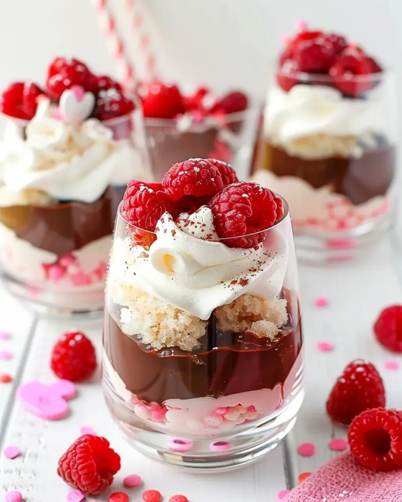 Heavenly Chocolate Raspberry Trifles