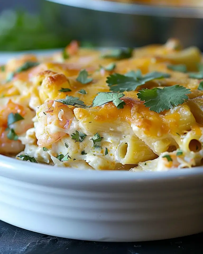 Seafood Enchilada Pasta Bake