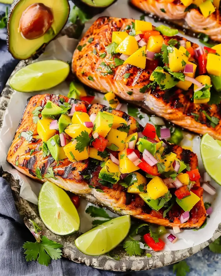 Salmon with Mango Salsa