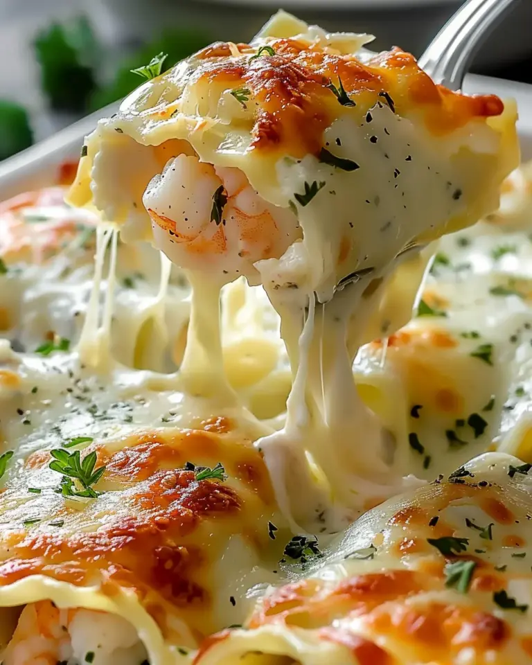 Shrimp Crab Alfredo Roll Ups