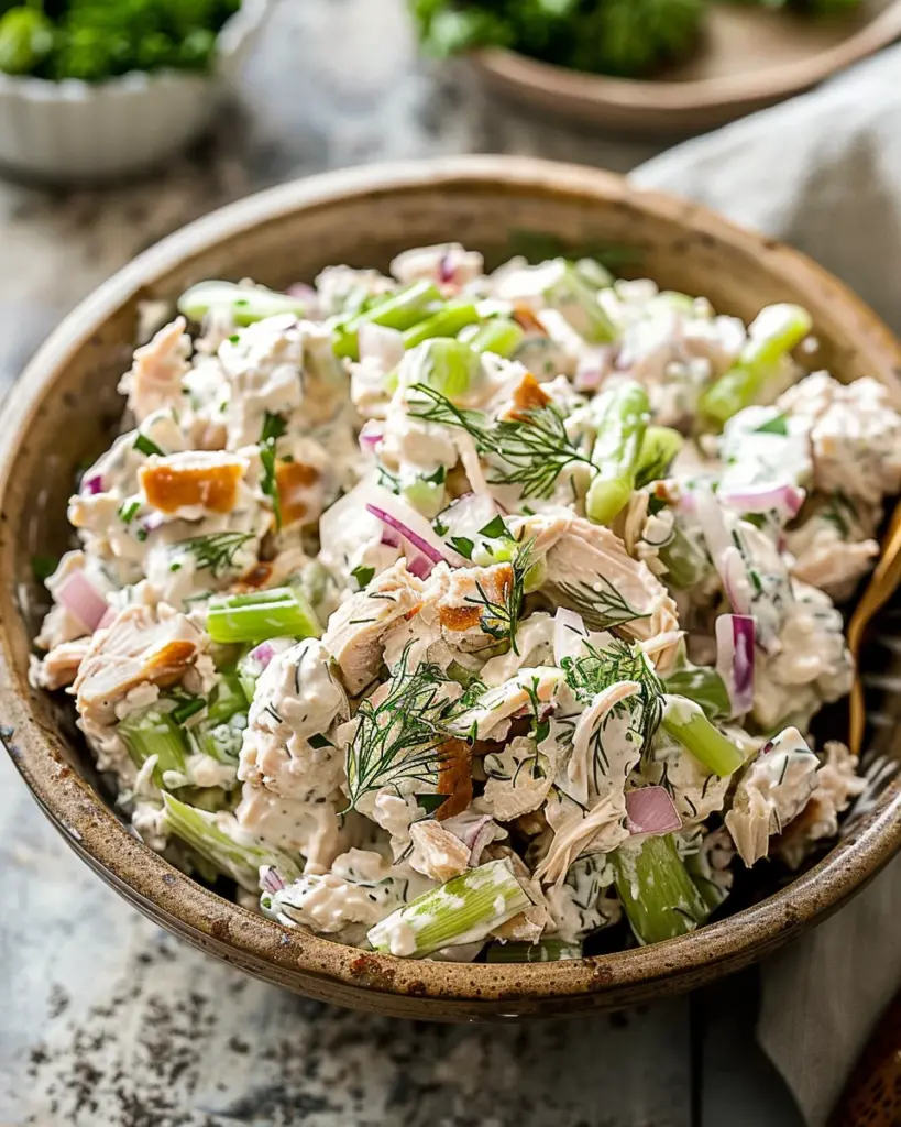 Cottage Cheese Chicken Salad