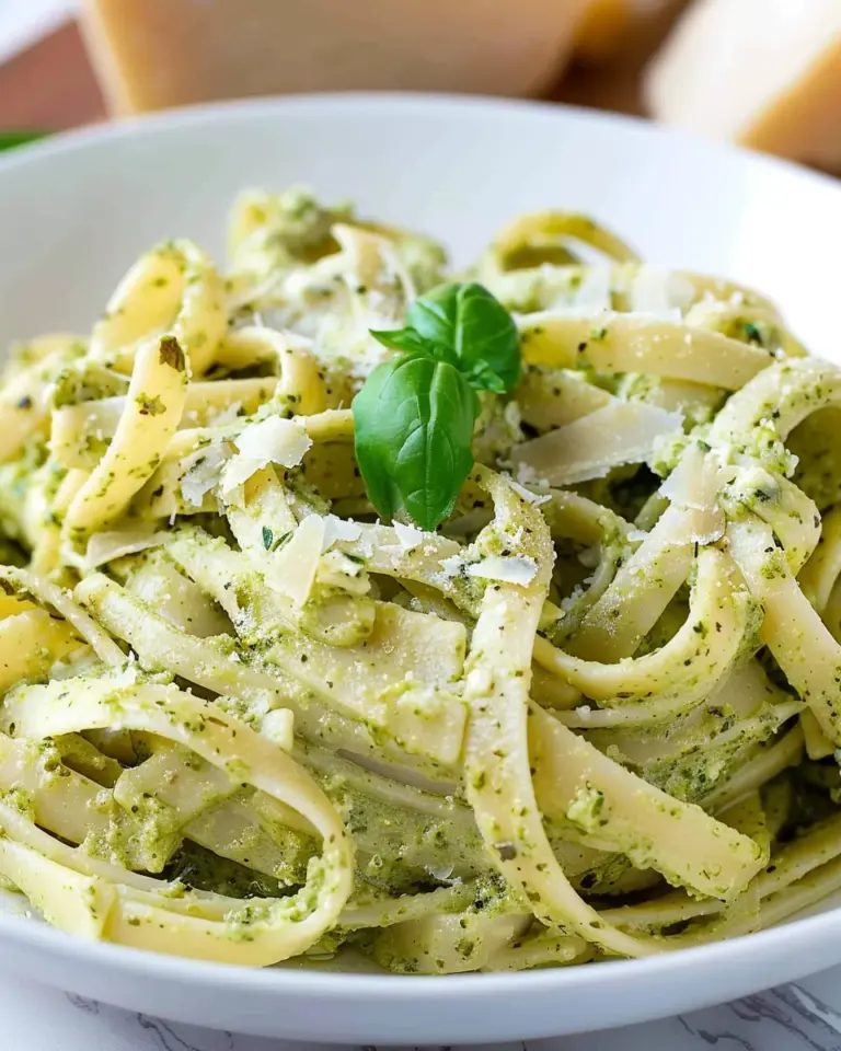 Easy Pesto and Ricotta Pasta (Gluten-Free, Nut-Free)