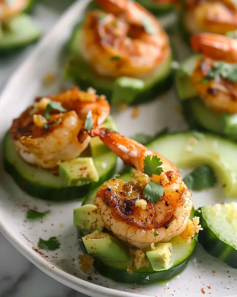Shrimp Cucumber Bites