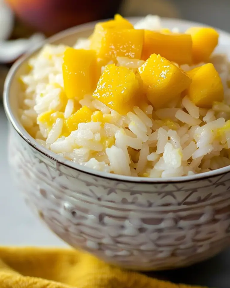 Mango Coconut Sticky Rice