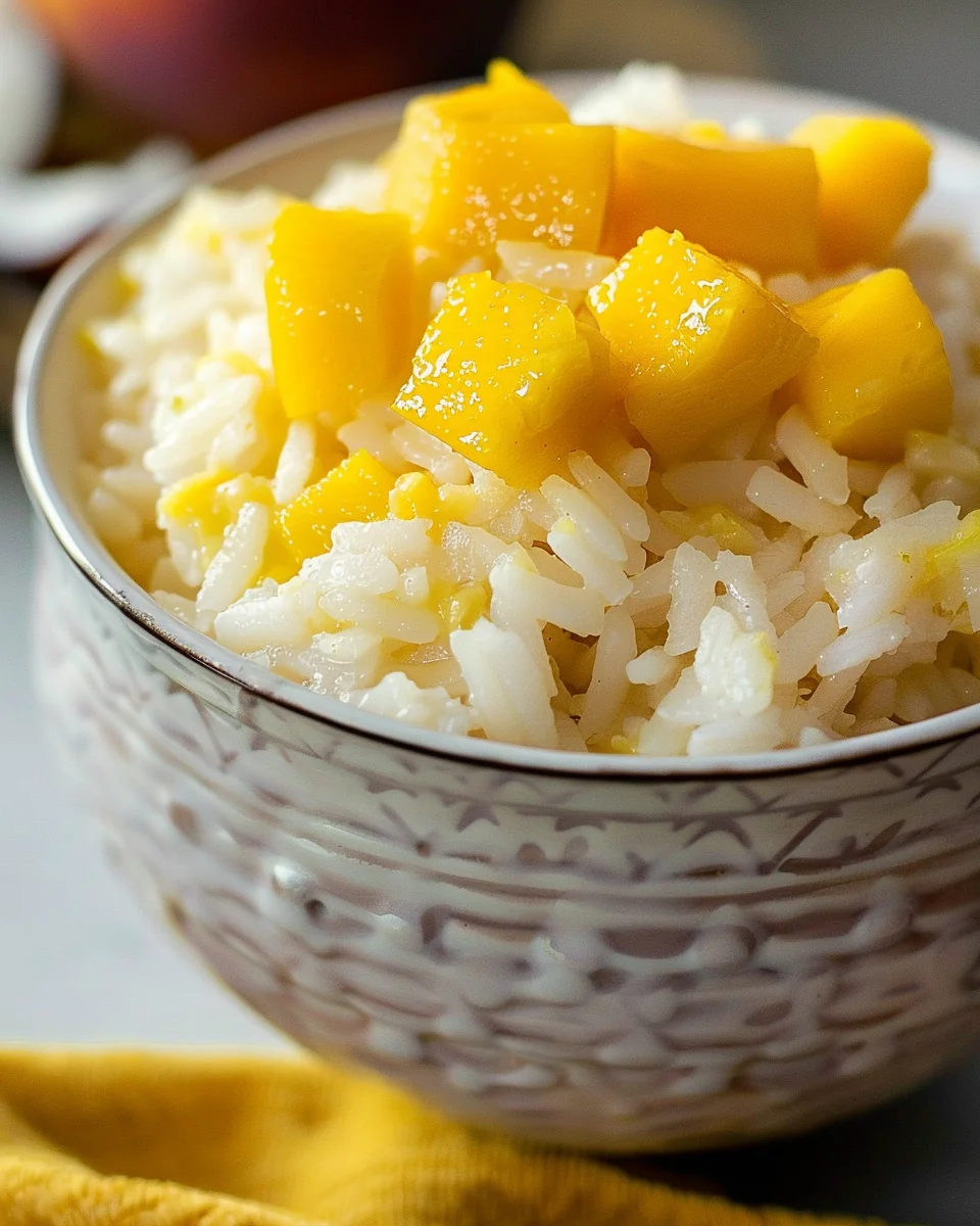 Mango Coconut Sticky Rice