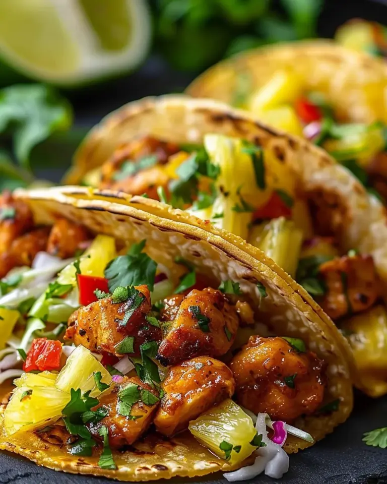 Pineapple Chicken Tacos: A Delicious & Easy Recipe