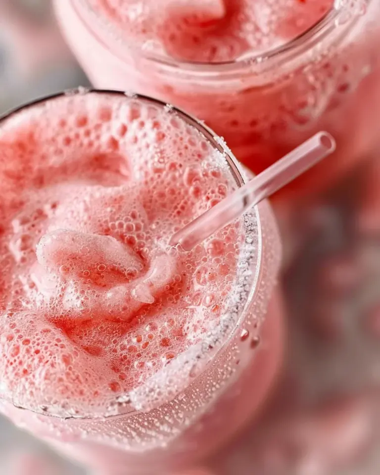 Frosted Strawberry Lemonade