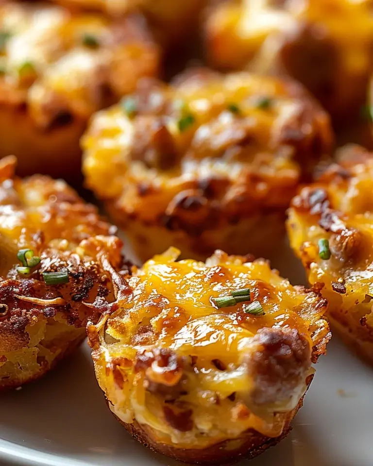 Crispy Hashbrown and Sausage Bites