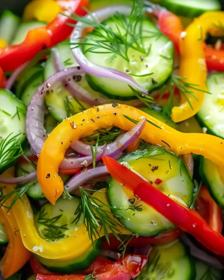 Cucumber Sweet Pepper Salad