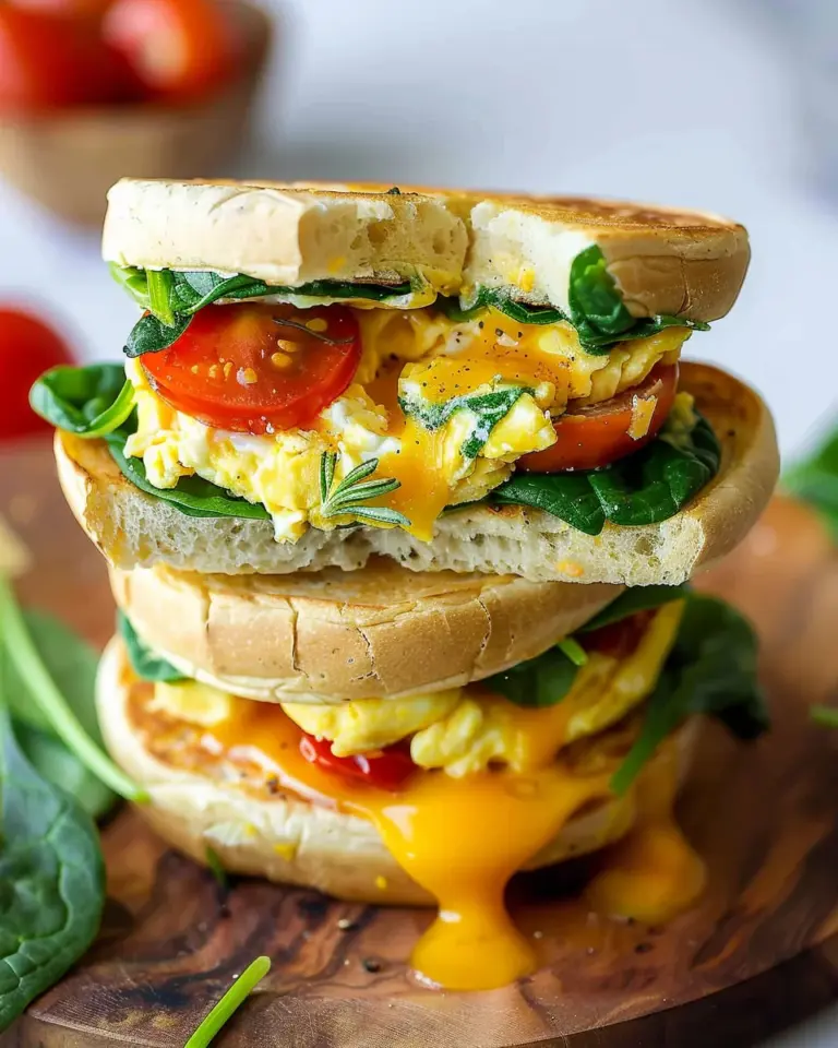 Healthy Breakfast Sandwich (A make-ahead recipe)