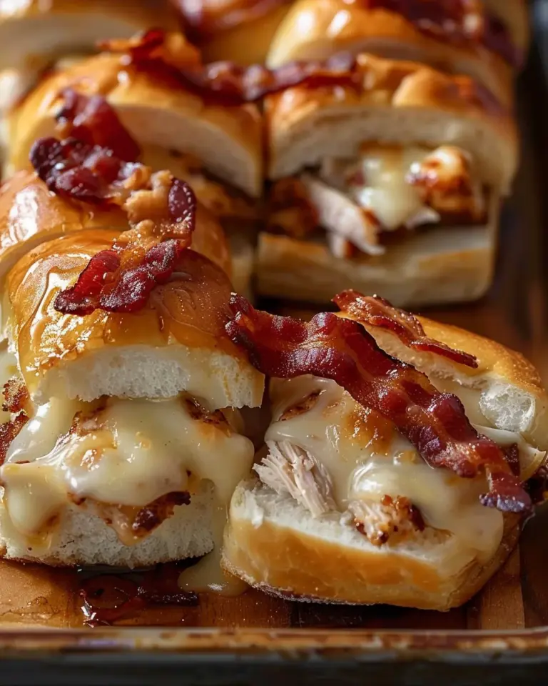 Maple Chicken Bacon Sliders