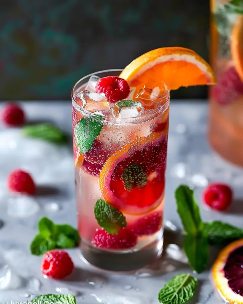 Blood Orange And Raspberry Mojito Recipe