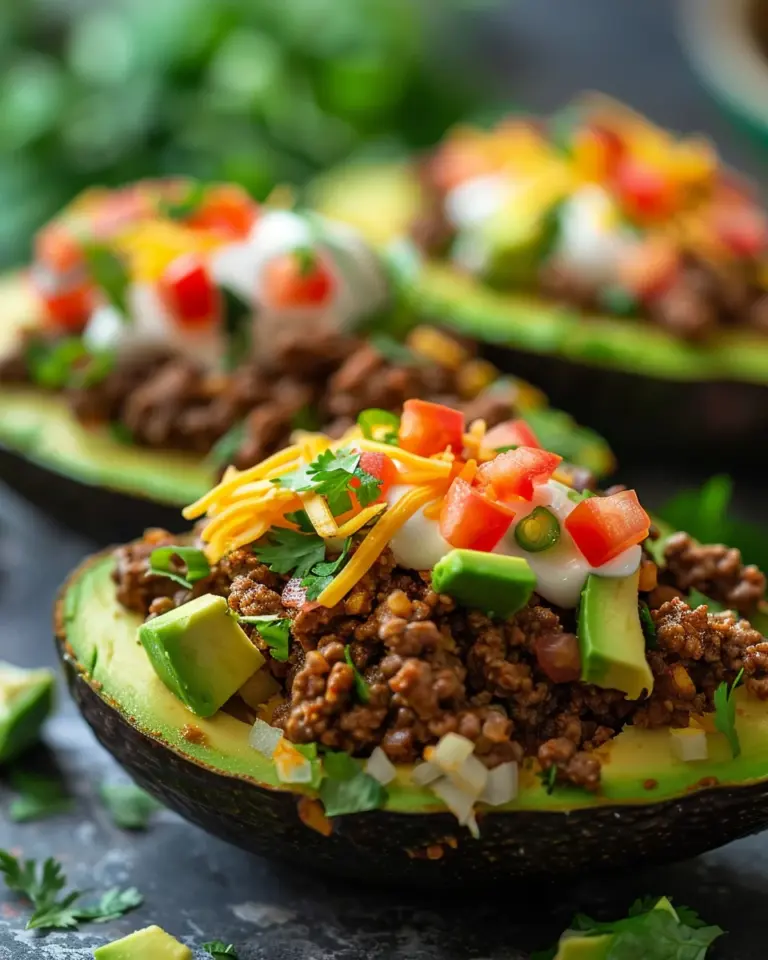 Taco Stuffed Avocados