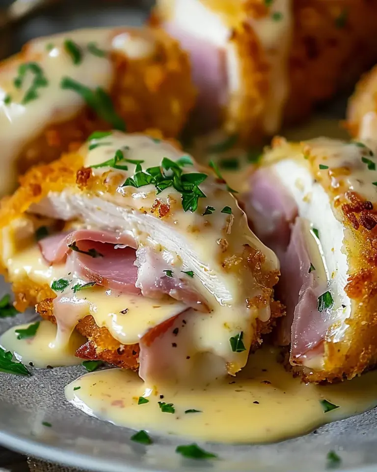 Deliciously Creamy Chicken Cordon Bleu