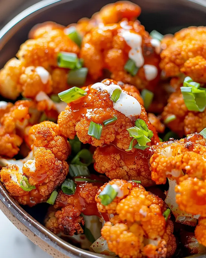 Air Fryer Buffalo Cauliflower