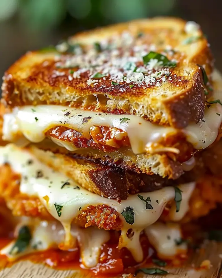 Chicken Parmesan Grilled Cheese – Easy Recipe
