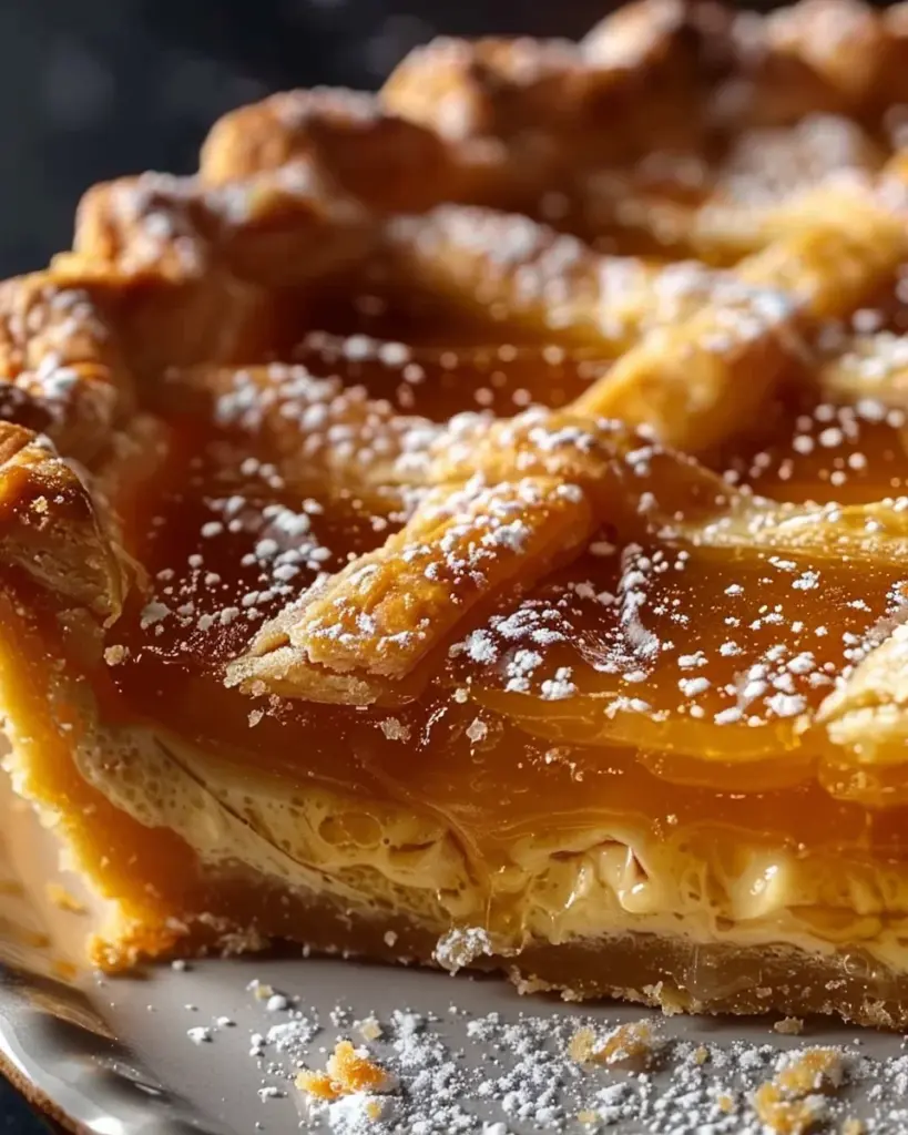 Salted Whiskey Honey Pie