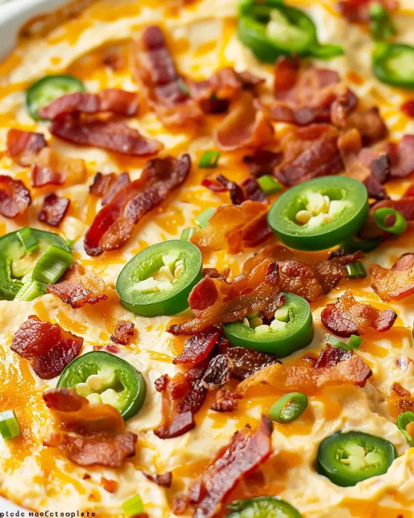 Crockpot Jalapeno Popper Dip with Bacon