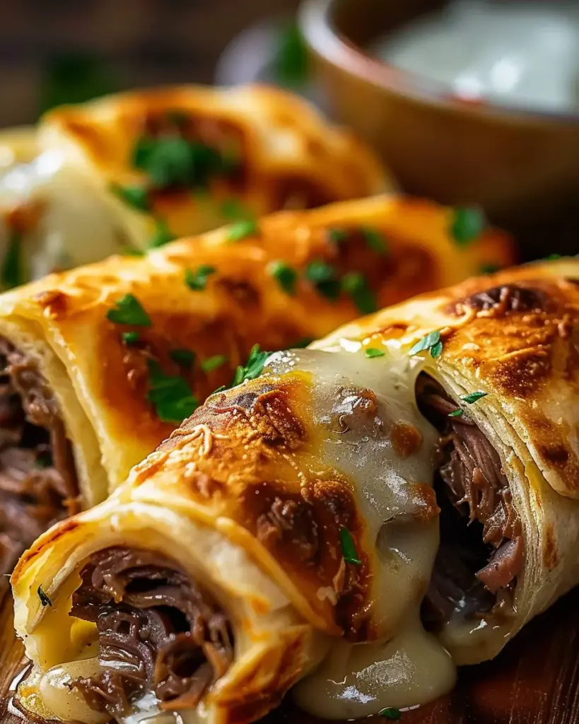 Crispy French Dip Tortilla Roll Ups for Ultimate Comfort Food