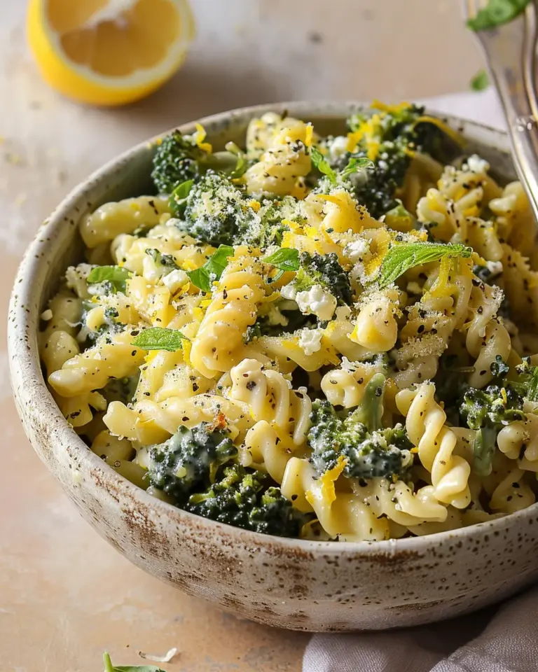 Baked Feta and Broccoli Pasta