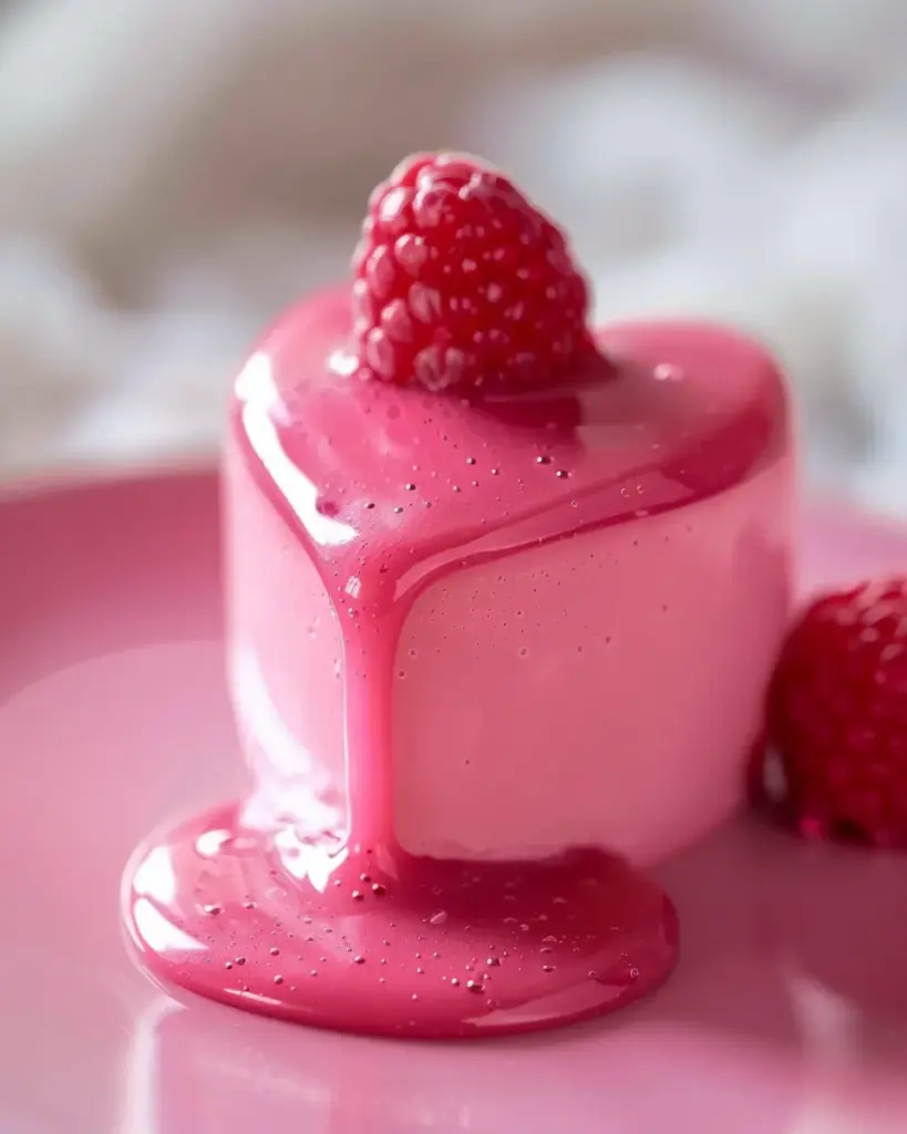 Heart-Shaped Raspberry Mousse Recipe