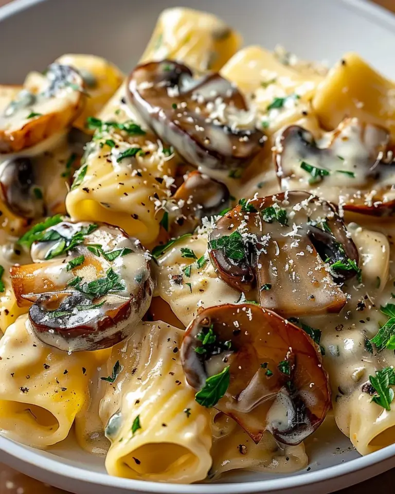 Gorgonzola Truffle Cream Mushrooms