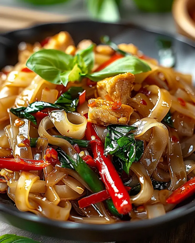 Street Style Thai Drunken Noodles: The Ultimate Amazing Recipe