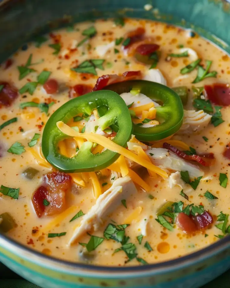 Spicy Jalapeño Popper Chicken Soup Recipe