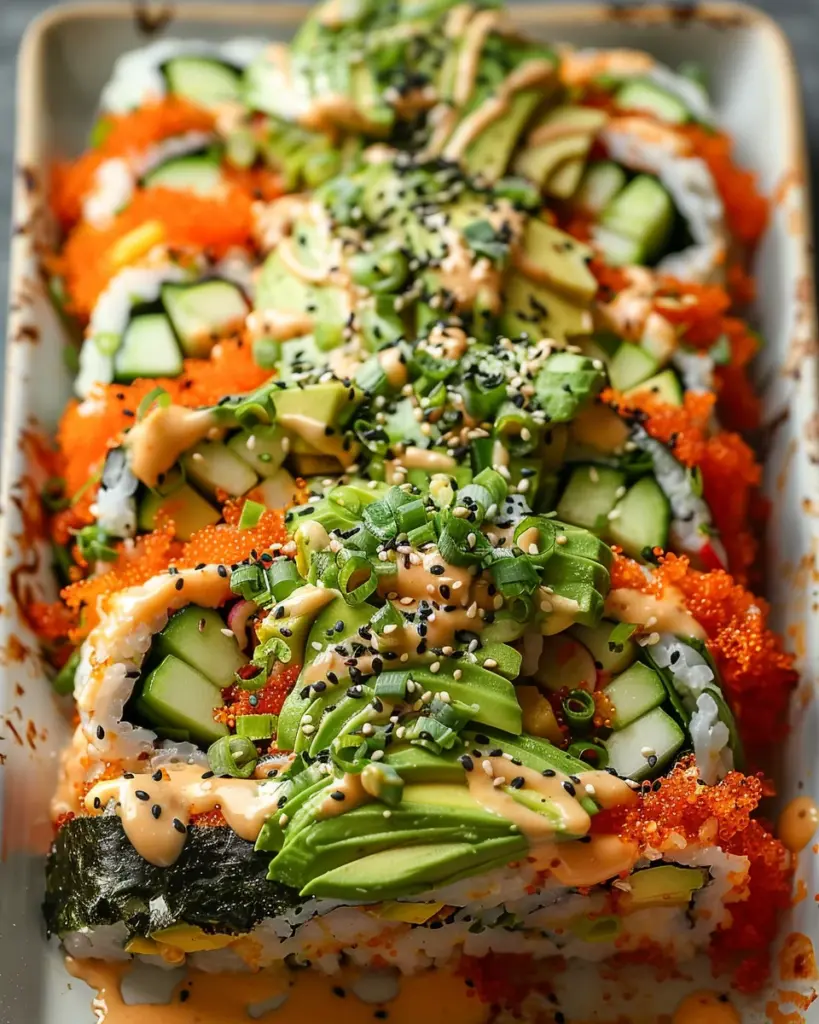 Vegan Sushi Bake