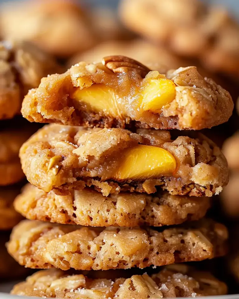 Indulgent Peach Cobbler Cookies for Sweet Summer Bliss