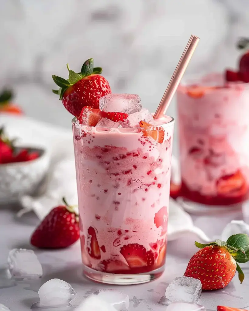 Korean Strawberry Milk