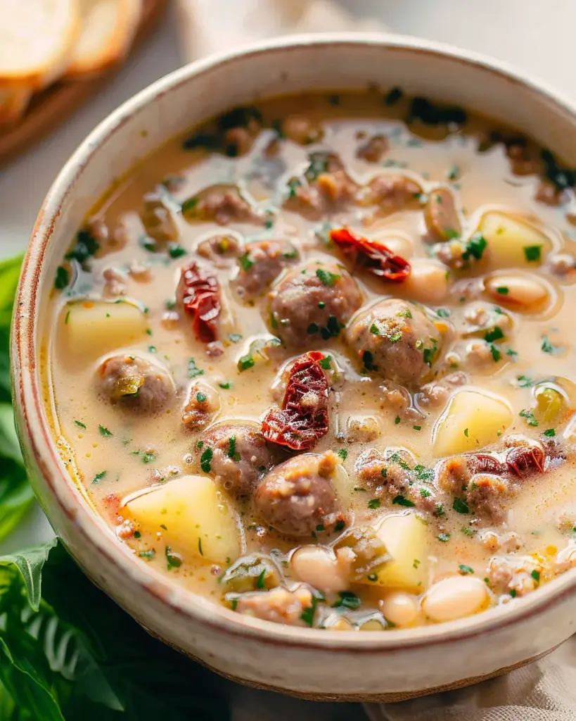Tuscan Sausage and Potato Soup