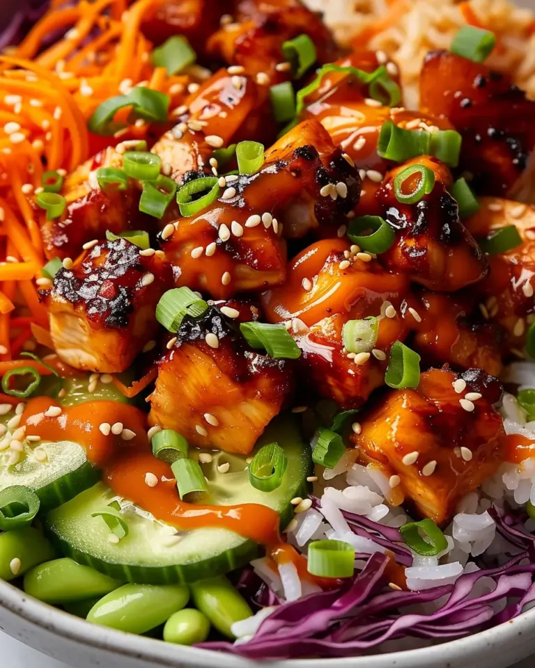 Korean BBQ Chicken Bowls (Easy Weeknight Recipe!)