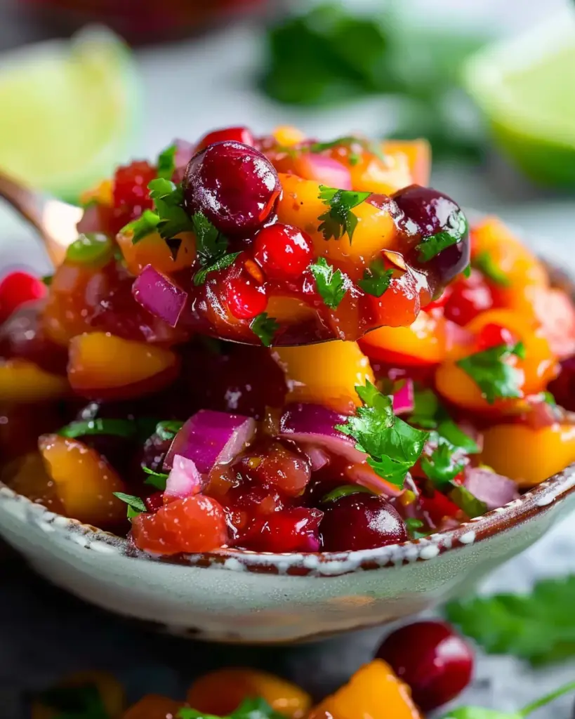Delicious Peach Cherry Salsa – theamazingfood