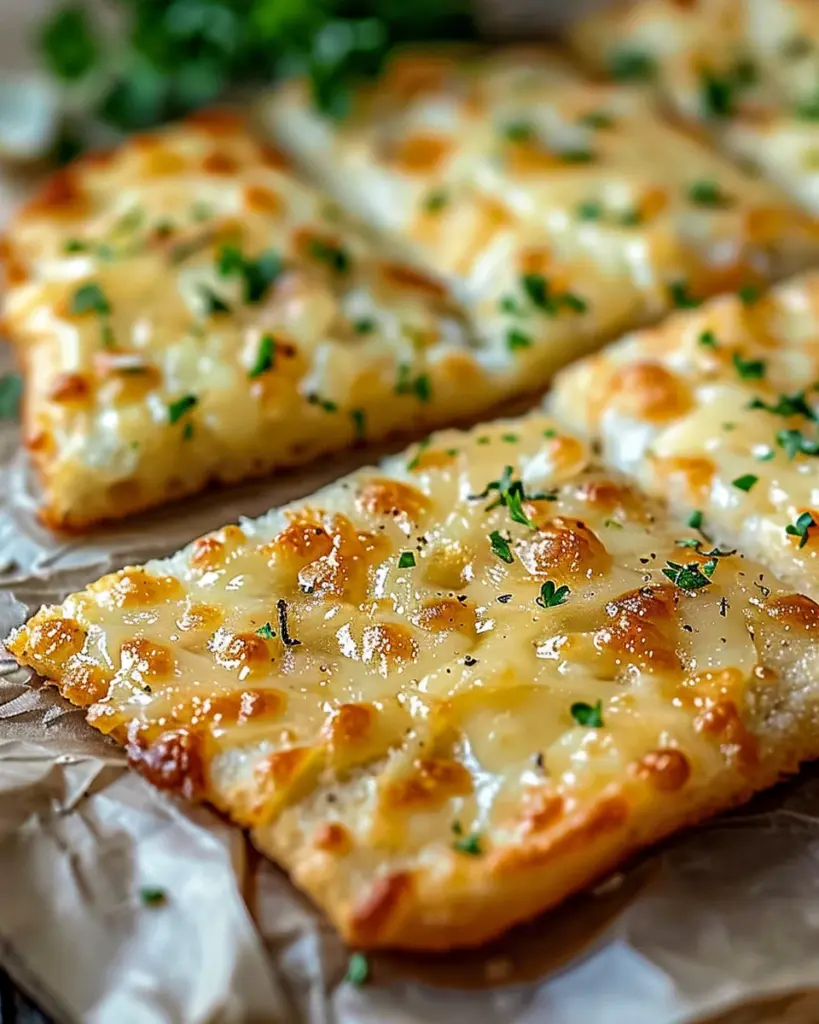 Low-Carb Garlic Keto Flatbread: Simple, Delicious, and Guilt-Free