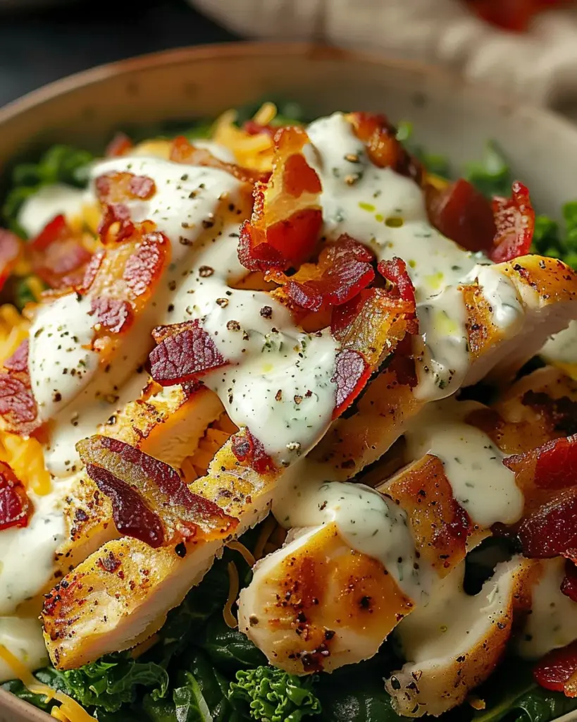 Irresistible Chicken Bacon Ranch Keto Bowls in 40 Minutes
