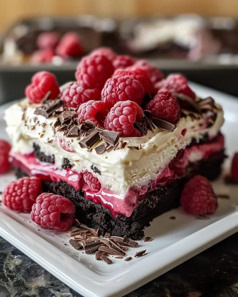 Raspberry Chocolate Lasagna