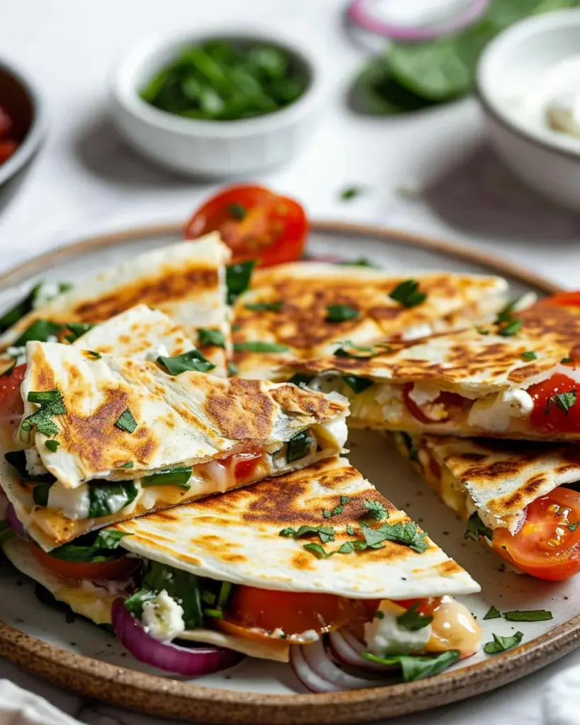 Mediterranean Quesadillas Recipe