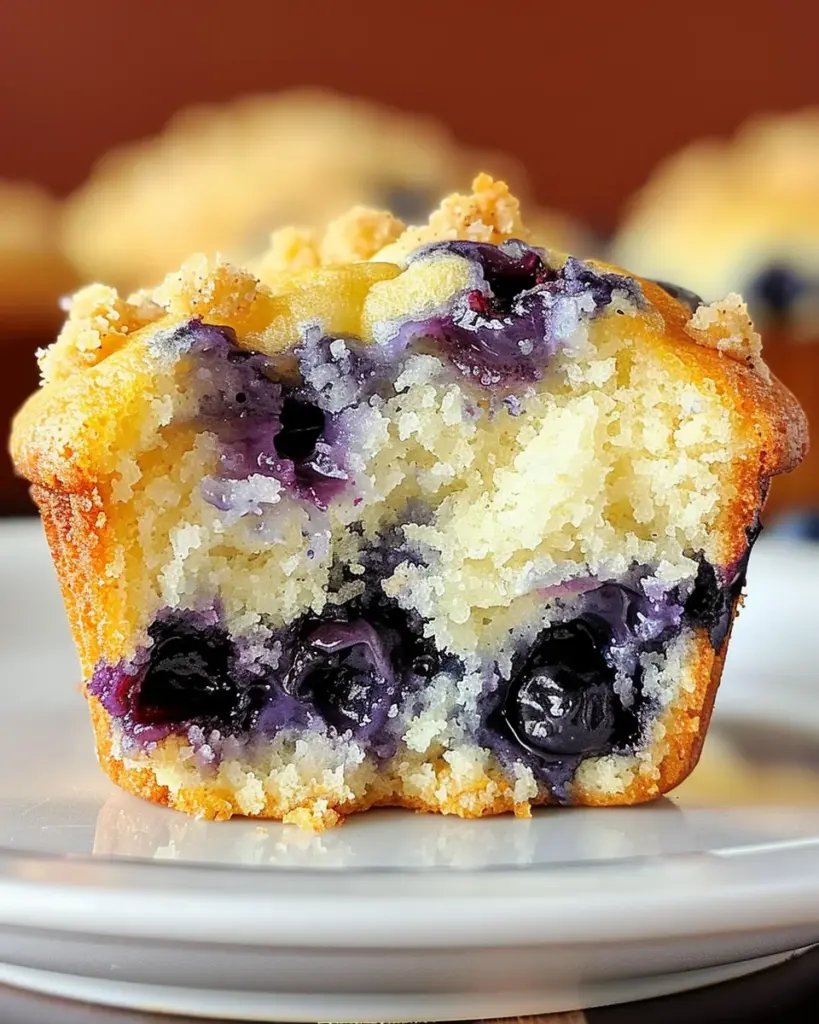 Delicious Blueberry Cream Cheese Muffins