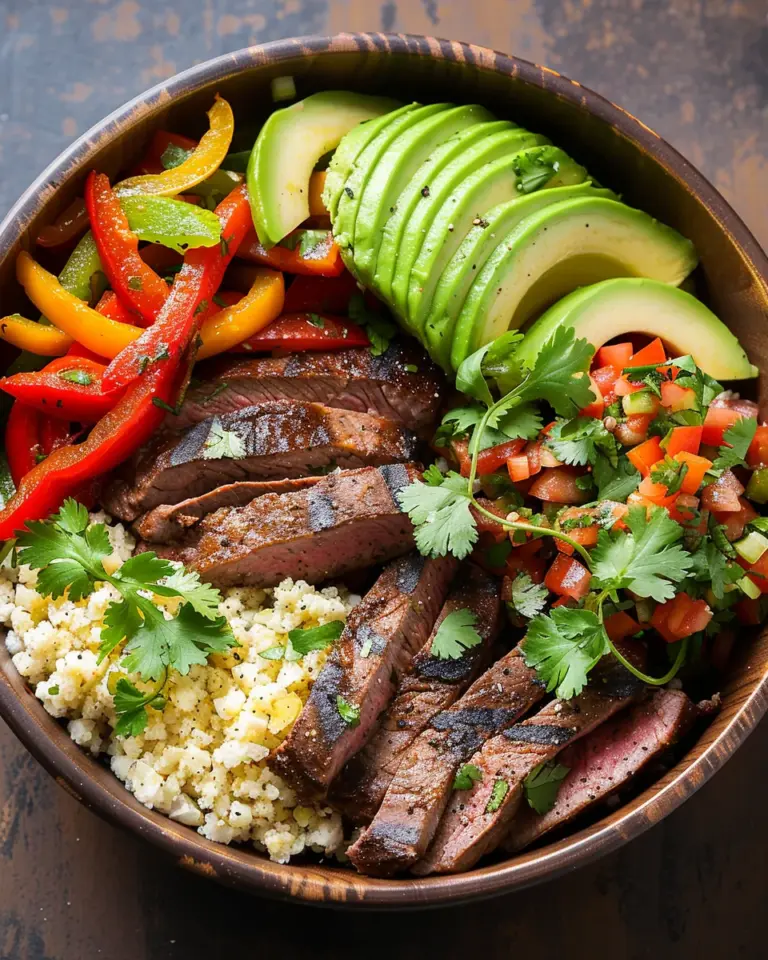 Low Carb Steak Fajita Bowl – 1 Bold Recipe For Keto Lovers