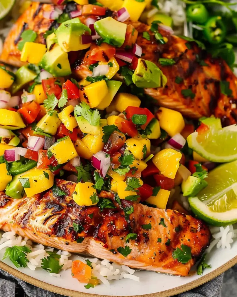 Salmon with Mango Salsa