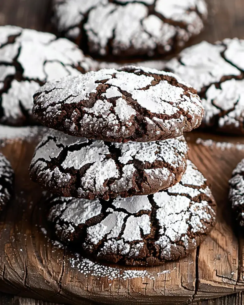 Chocolate Crinkle Cookies