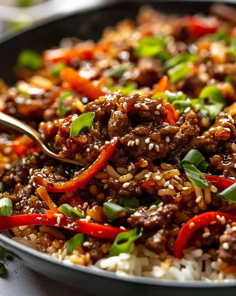 Crispy Chilli Beef Rice